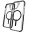 Протиударний чохол Gear4 Piccadilly MagSafe для iPhone 13 / 14 /15 (6.1") Прозорий Black (702010126) - мініатюра 10
