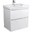 Тумба Мойдодир Палермо 70-U Vivace 70 з умивальником Білий - мініатюра 1