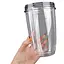Пластиковый стакан для блендера-измельчителя (пищевой экстрактор) NUTRIBULLET 600 Вт 900 Вт 680 мл - миниатюра 1