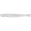 Силікон Reins Aji Slender 2" 147 Aji King Silver (12 шт/уп) - мініатюра 1