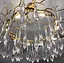 Роскошная люстра в золоте со стеклянными подвесами Ст. MD 9006 GD Line F - миниатюра 6