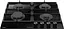 Варочная поверхность газовая Hansa 59 см чугун черный - миниатюра 2