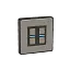 Lightwave Smart Dimmer 2 Gang з нержавіючої сталі LP22 - мініатюра 2