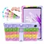 Чохол SoftGel Kids дитячий pop-it Samsung Galaxy Tab A9 SM X110 X115 X116 Веселка Світло-рожевий - мініатюра 2