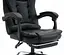 Офисное кресло с подставкой для ног Hanert Ergo Black - миниатюра 7