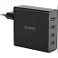 Зарядний пристрій на 4 USB-A порти Orico DCW-4U-EU 30 W Black - мініатюра 1