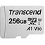 Transcend Карта памяти microSD 256GB C10 UHS-I R100/W40MB/s + SD - миниатюра 1