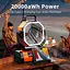 Вентилятор F6 Camping Fan с аккумулятором на 20000 mAh, подсветкой, павербанком и 4 режимами скорости (00342) - миниатюра 5