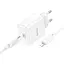 Комплект зарядного устройства Hoco C76A Pro 1Type-C PD/QC 30W PPS Type-C to Lightning White - миниатюра 3