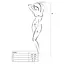 Бодистокинг Passion BS065 комбинезон крупная сетка S/M/L white - миниатюра 4