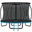 Батут із внутрішньою сіткою THUNDER Inside Ultra 14FT 435 см Black/Blue - мініатюра 1