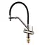 Смеситель для кухни на две воды с гибким изливом Koer KB-72006-07 KR3382 Графит - миниатюра 2