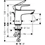 Смеситель для умывальника Hansgrohe Talis E EcoSmart 71700000 Хром - миниатюра 2