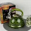 Чайник из нержавеющей стали 3.0 л для индукционной плиты Edenberg EB-1910 зеленый - миниатюра 5