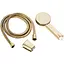 Душова лійка Rea + шланг + утримувач золото REA-P6637, Золотий - мініатюра 1