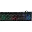 Клавиатура GamePro GK296, черный, USB, мембранная, RGB-подсветка, 104 кнопки, 1.4 м, UK/EN - миниатюра 1