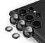 Захисне скло на камеру DK для Samsung Galaxy S23 Ultra S918 Metal Ring Eagle Eye 015718 black - мініатюра 4
