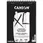 Альбом для эскизов на спирали Canson XL Dessin Black А4 (21х29.7см) 150г/м2 40л черный цвет - миниатюра 1
