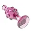 Анальна пробка Lovetoy Glass Romance GS17 11.3 см (рожевий) - мініатюра 4