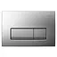 Клавіша змиву Geberit Delta50 хром матовий 115.119.46.1 (115.105.46.1), Хром матовый - мініатюра 1