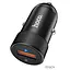 Адаптер автомобильный с подсветкой HOCO Z32A Compatible Super Fast Charge 1USB 4A QC3.0 18W черный - миниатюра 2
