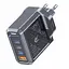 Зарядний адаптер Remax Mecha Warrior 1A+3C RP-U107 швидка зарядка GaN 120W 3xType-C + 1xUSB-A Чорний - мініатюра 2