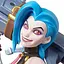 Статуэтка Jinx Джинкс Лига Легенд League of Legends 32 см LOL 22. 38 - миниатюра 5