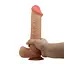 Фалоімітатор Baile Sliding Skin Bendable 10.2'' 26 см тілесний - мініатюра 6