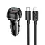 Адаптер автомобильный Hoco rank single port Car charger Z58 (Type-C to Type-C set) | - миниатюра 1