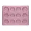 Форма силіконова на планшеті для випікання кексів та мафінів на 12 комірок 28x21.5 см, A-plus Рожевий 85955 - мініатюра 7
