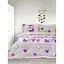 Комплект постільної білизни Iris Home Sewn Love Полуторний Ліловий 000165382 - мініатюра 1