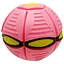 Летающий трансформерный мяч 1002-3(Pink) светящийся - миниатюра 2