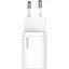 Зарядний пристрій Baseus Super Si Quick Charger 1C 25W EU white (CCSP020102) - мініатюра 3