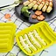 Форма для запікання випічки силіконова домашніх хот-догів, сосисок, ковбасок, кебаба кебниця, Kitchen Master Жовтий 85468 - мініатюра 2