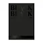 Склейка-блок Fabriano mixed media Black 20х20 см 300 г/м2 20 аркушів чорний гладкий - мініатюра 1