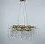 Люстра в золотистом корпусе с подвесными хрустальными элементами Ст. MD 6006 GD | Line F - миниатюра 6