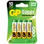Батарейка GP Super Alkaline АА LR6 (15A-U4) 4 шт. - мініатюра 1