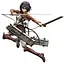 Фігурка Figm Фігм Attack on Titan Атака Титанів Mikasa Ackerman Мікаса Аккерман 15 см Figm203 - мініатюра 2
