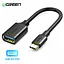 Адаптер Ugreen US154 USB-C Male to USB 3.0 A Female Cable черный (30701) - миниатюра 2