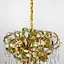 Невероятная хрустальная люстра в золотом корпусе Ø 60 см Ст. MD 9016/600-8P GD Line F - миниатюра 5