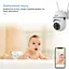 IP-камера поворотная XON SmartCam Wi-Fi 1080P (UCWEM21YW 4798) Белая - миниатюра 5