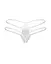 Сексуальні стрінги Obsessive Arrowel 2XL/3XL (білий) - мініатюра 6
