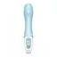 Вібратор Satisfyer Air Pump Vibrator 5+ 21 см блакитний - мініатюра 5