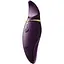 Вибратор 2 в 1 с язычком Zalo Hero Twilight Purple кристалл Swarovski - миниатюра 1