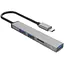USB-хаб ORICO USB-A - USB3.0, 2xUSB2.0, TF (AH-A12F-GY-BP) - мініатюра 1