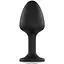 Анальна пробка Dorcel Geisha Plug Diamond XL з кулькою всередині створює вібрації макс діаметр 4.5 см - мініатюра 1