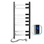 Электрический полотенцесушитель Navin Авангард 360x800 Sensor левосторонний с таймером 10-028153-3680, Хром, Левое, Электронный - миниатюра 1