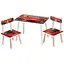 Детский столик Bambi M 501-19 Ferrari деревянный с двумя стульчиками - миниатюра 1