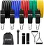 Набір трубчастих еспандерів Total Expander Set 5 шт. Power system 4.5-20.4 кг fit0011930 - мініатюра 2