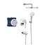 Душова система прихованого монтажу Grohe BauEdge з Tempesta 250 25291000, Хром - мініатюра 2